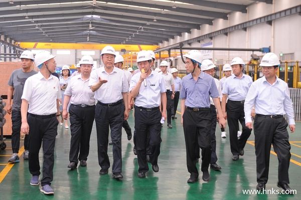  省人大常委会党组副书记、副主任马懿一行莅临河南矿山调研指导工作